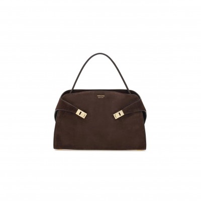 FERRAGAMO HUG SOFT SHOULDER BAG 219939 (40*28*12cm)